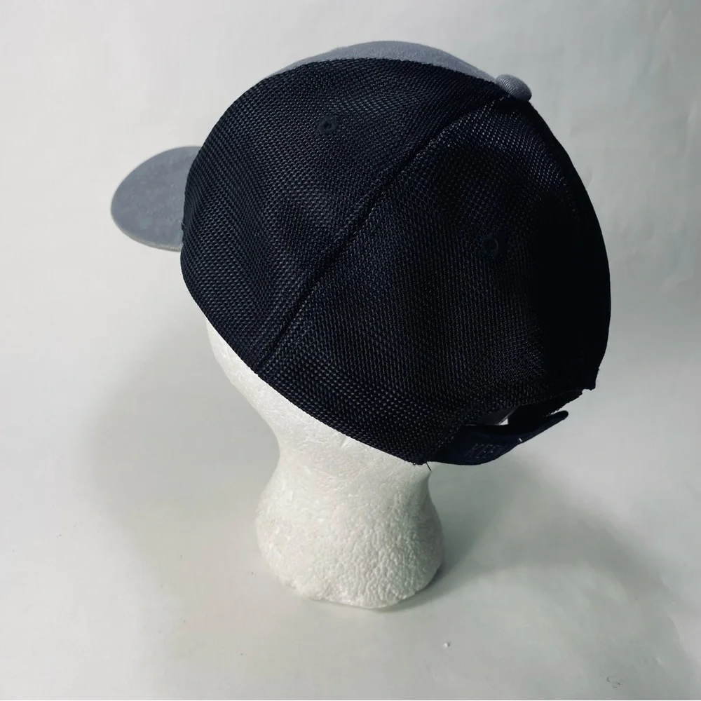 KEEN Utility Hat Gray Black Velcro Adjustable Trucker Style Work Cap